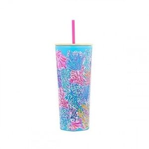 Lilly Pulitzer Splashdance Tumbler EUC